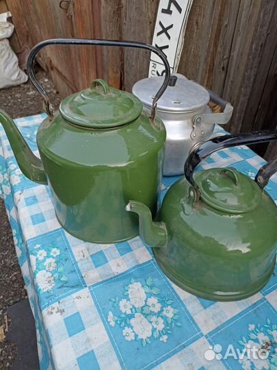 Чайник эмалированный СССР