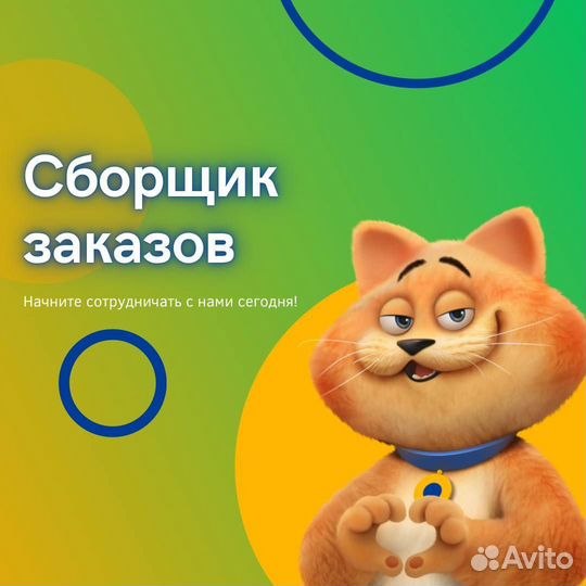 Сборщик заказов в магазин без опыта