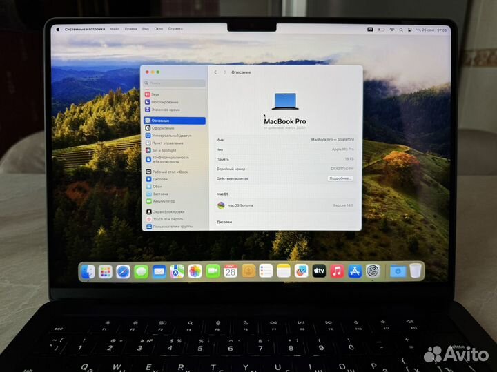 Macbook Pro 14 M3 Pro 18GB/512GB