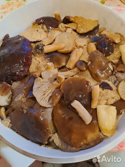 Грибы соленые,тыква