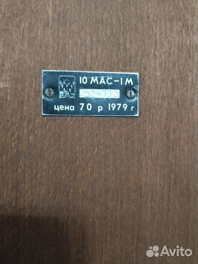 Акустическая система 10мас-1М, колонки, набор