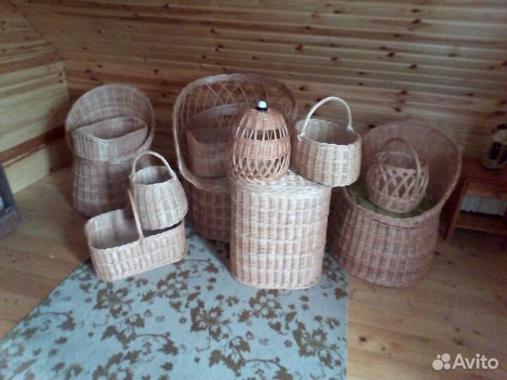 Корзины плетеные
