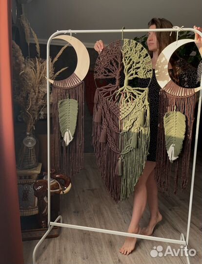 Древо жизни, настенный декор макраме