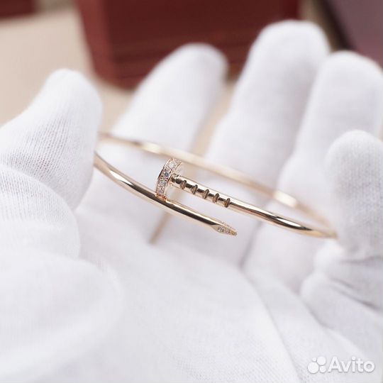 Браслет Cartier Juste Un Clou (гвоздь ) позолота