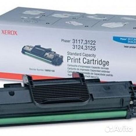 Принтер лаз ч/б б/у xerox phaser 3117
