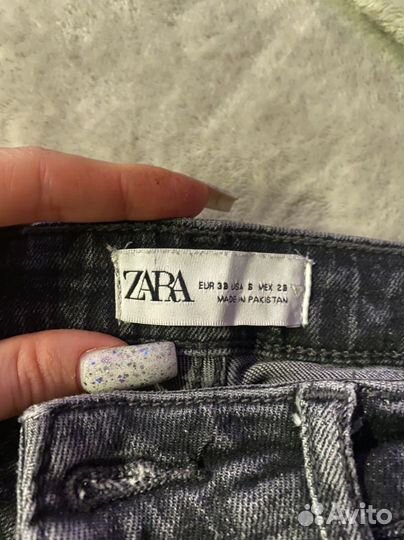 Джинсы Zara mom fit 38