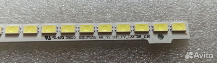 LED подсветка 2011SVS32-4K-V1-1CH-PV-left58-1116