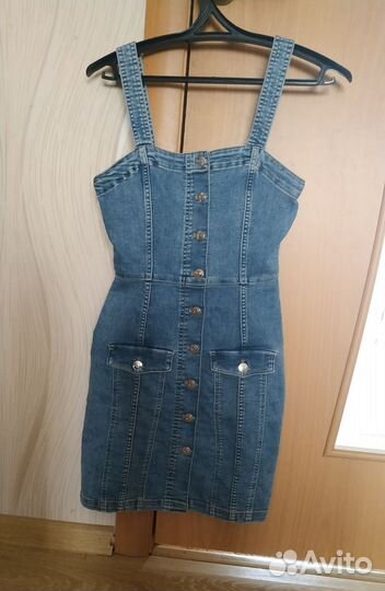 Джинсовое платье женское 40-42