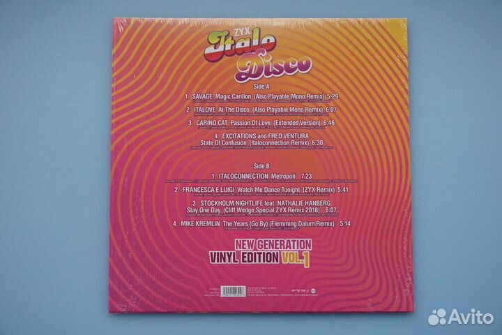 ZYX Italo Disco New Generation Vinyl Edition Vol.1