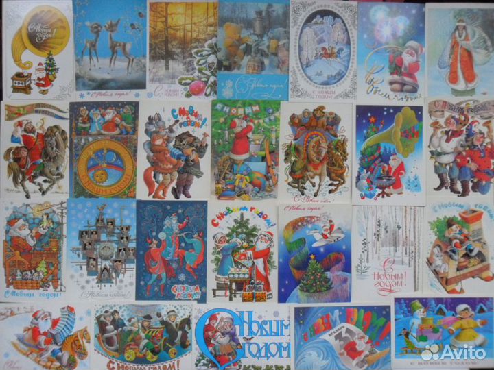 Новогодние советские 1970х- 80х годов чистые