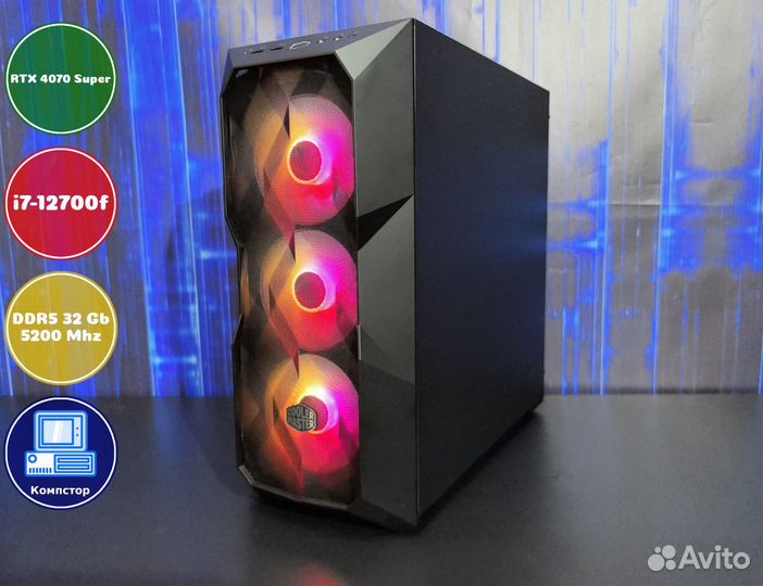 Сборка игрового пк i7-RTX4070SUP-32DDR5-LYA734-B760