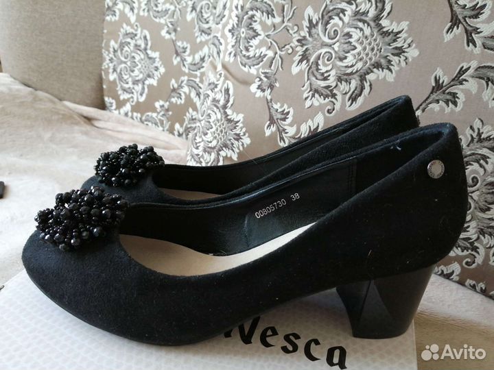 Туфли женские 38 размер натуральная замша