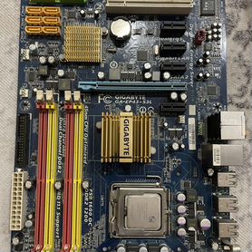 Материнская плата lga 775 ddr2 + cpu (процессор)