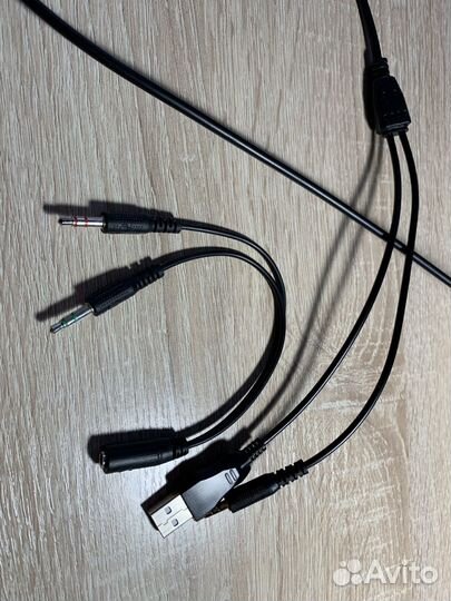 Проводные наушники с микрофоном