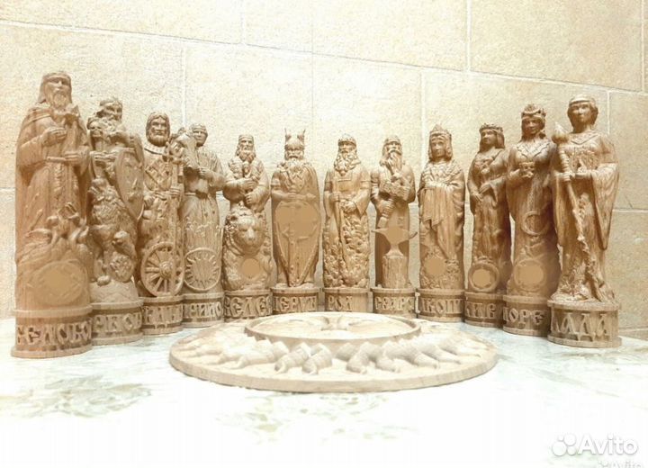 Фигурки 12 шт славянские Боги