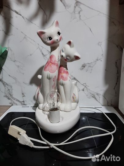 Светильник ночник кошечки