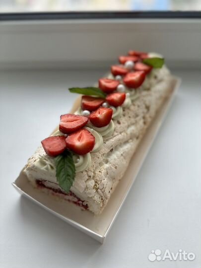 Меренговый рулет