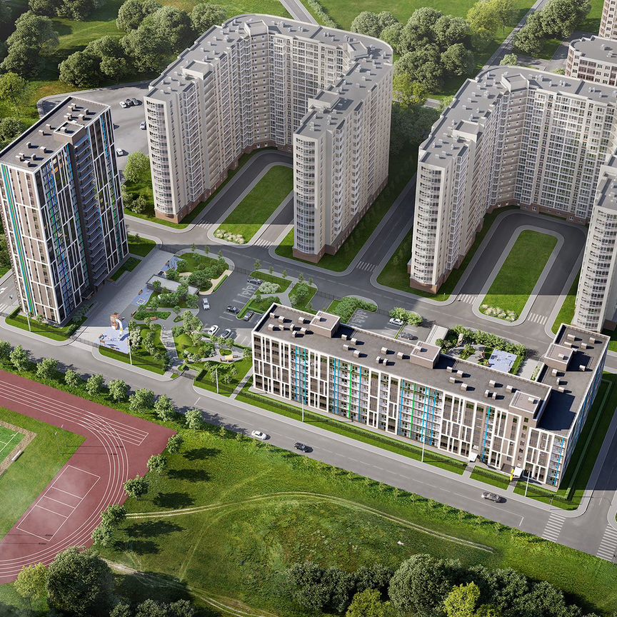 1-к. квартира, 39,5 м², 1/19 эт.