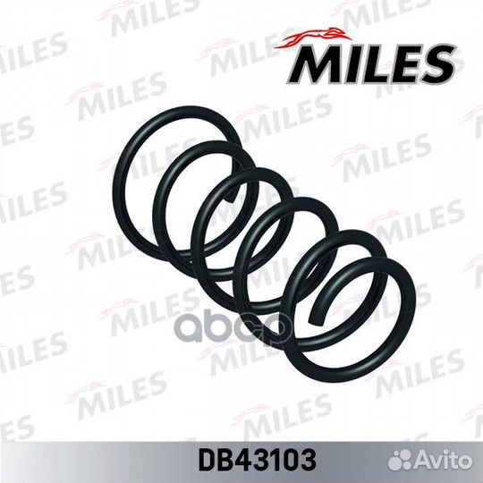 DB43103 Пружина подвески renault duster 1.6 пер