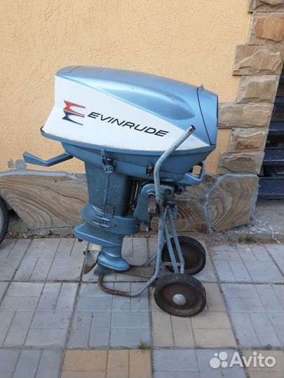 Лодочный мотор 1960 года evinrude big twin 40лс