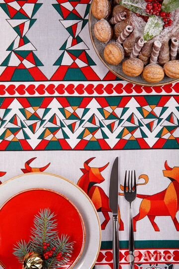 Скатерть рогожка