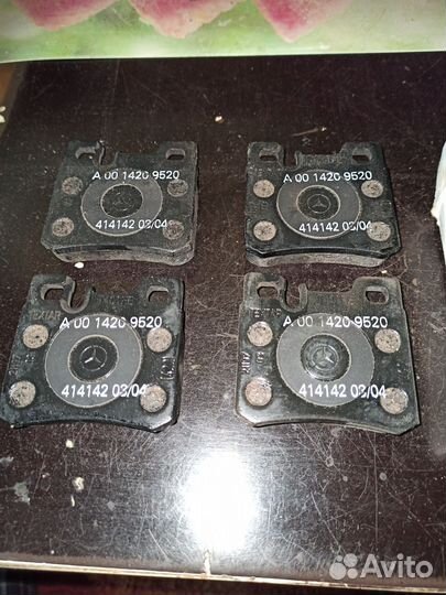 Оригинальные колодки Mercedes Benz