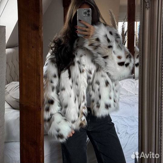 Шуба из эко меха