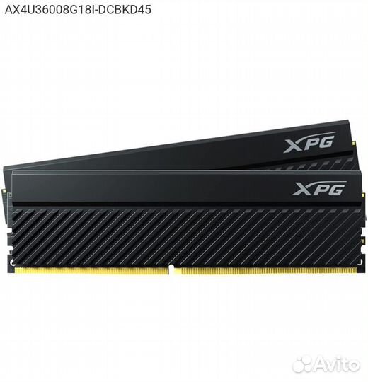 Комплект памяти adata XPG gammix D45 Black 16GB DI
