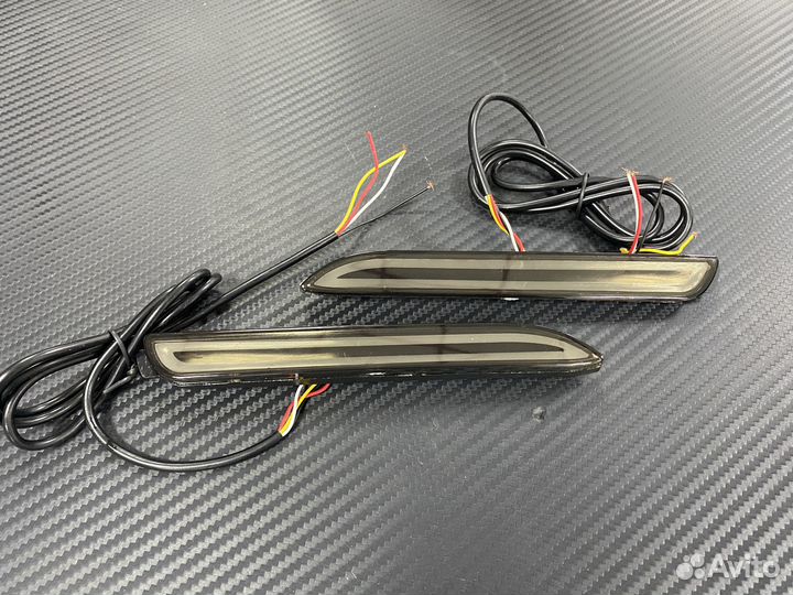 Катафоты заднего бампера диодные Toyota Camry V50