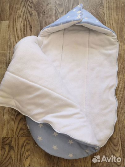 Конверт на выписку для мальчика зимний