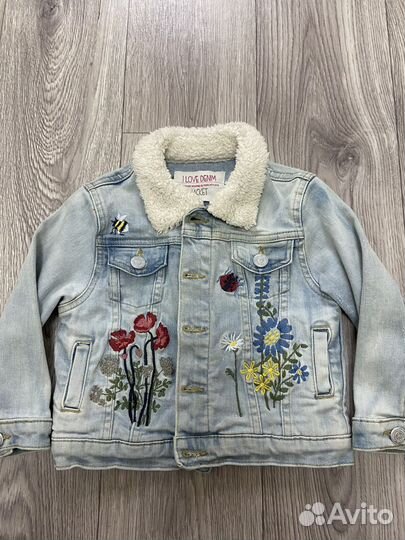 Джинсовая куртка для девочки 86 92