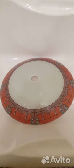 Плафон тарелка СССР стекло