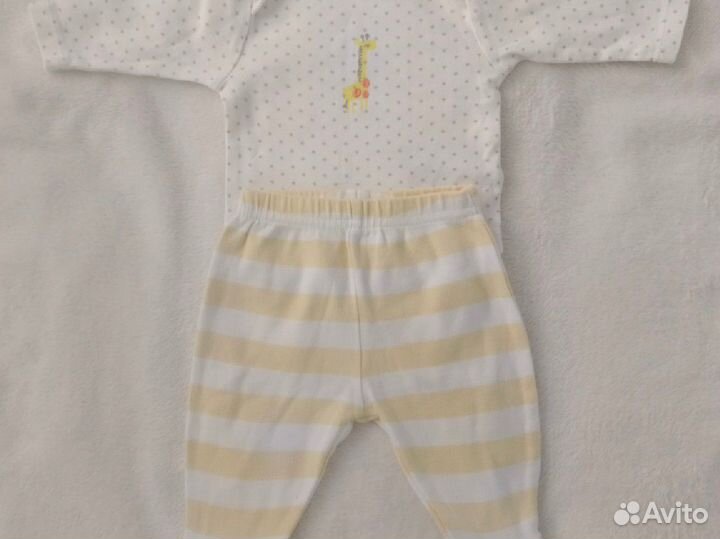 Вещи пакетом для новорожденного Next +комбез