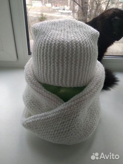 Комплект шапка и шарф