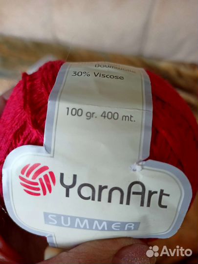 Пряжа для вязания хлопок