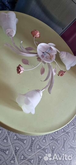 Люстра потолочная бу