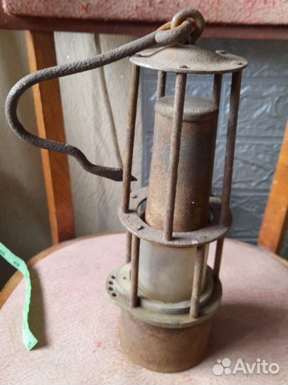 Лампа шахтерская СССР (фонарь)