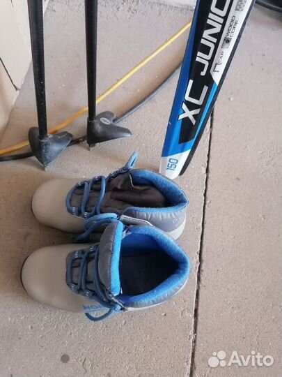 Беговые лыжи полный комплект