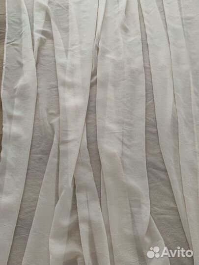 Тюль micasa 300х290см(шхв),бежевый, 2 шт