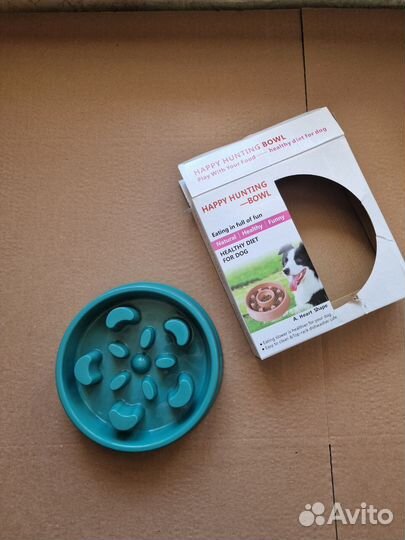 Миска для медленного кормления собак