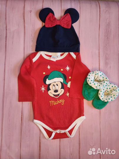 Детские вещи пакетом от 0 до года на девочку