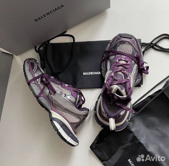 Balenciaga 3XL Sneaker Grey Purple Кроссовки