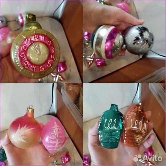 Елочные игрушки СССР,66 штук,цена за все