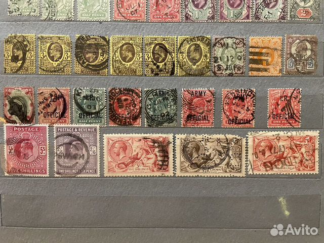 Первые марки мира Великбритания 1840черный пенни объявление продам