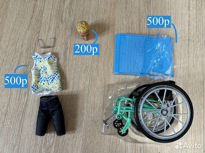 Mattel Barbie Ken Fashionistas 167 Колясочник