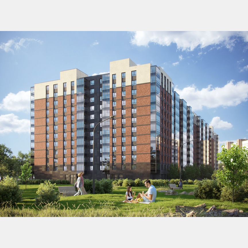 1-к. квартира, 43,3 м², 1/12 эт.
