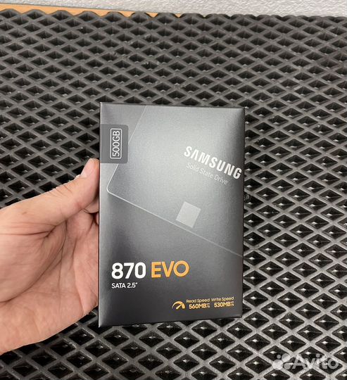 Новый SSD 500gb Samsung 870 EVO SATA 2.5''