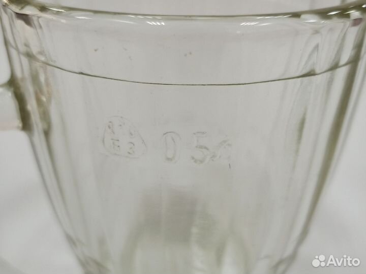 Кружка пивная СССР, стекло