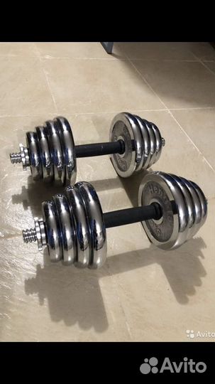 Хромированные гантели