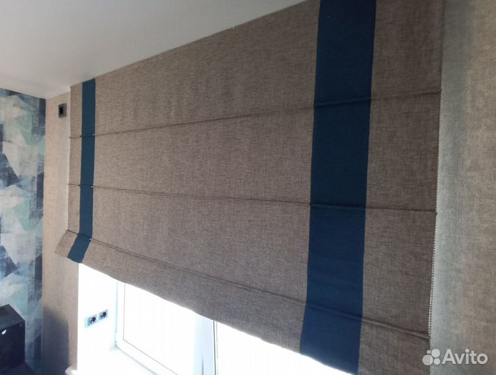 Римские шторы двойные